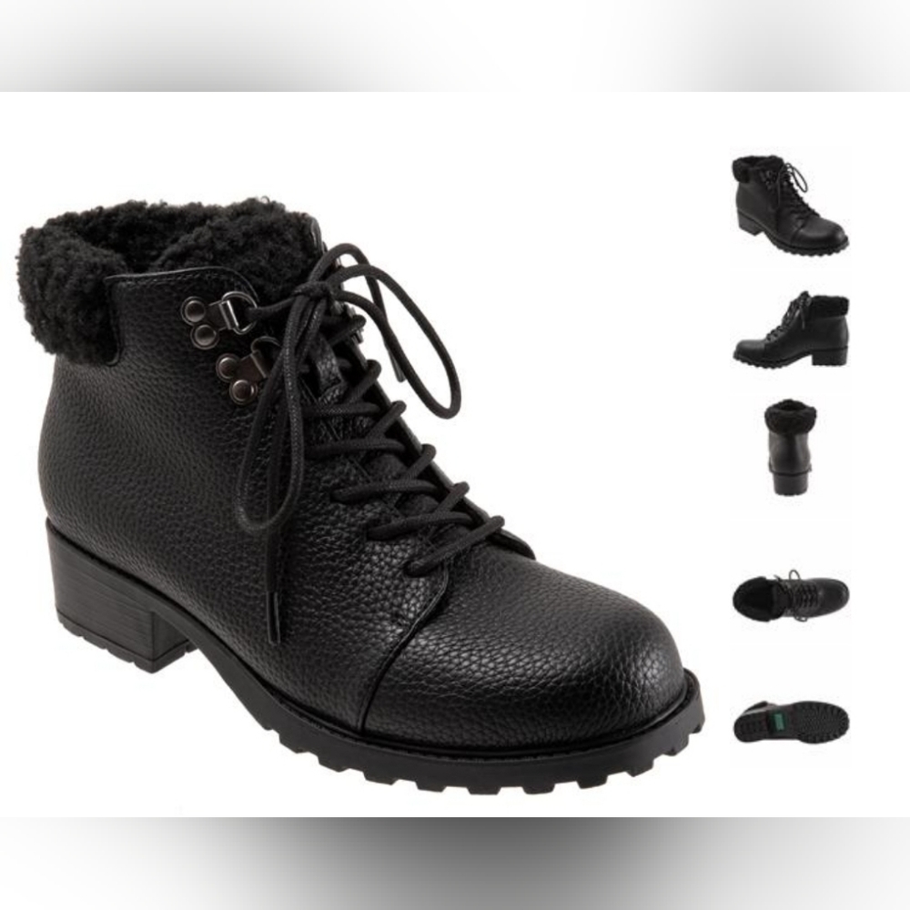 Nwt Trotters  Becky 2.0 offers warmth and comfort with a padded knit col…